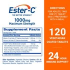 Ester C 1000Mg Vitamin C Tablets 120 Count Immune Support Non Acidic 25077169825