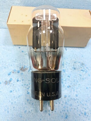 Tungsol 80 5Y3 U50 Black Plate Engraved Base Hanging Fialment NOS Balanced