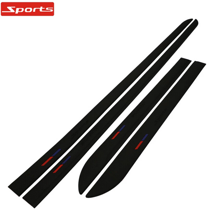 4pcs Car Door Protection Strip Scratch Protector Anti-collision Moulding Strips - Image 3 of 4