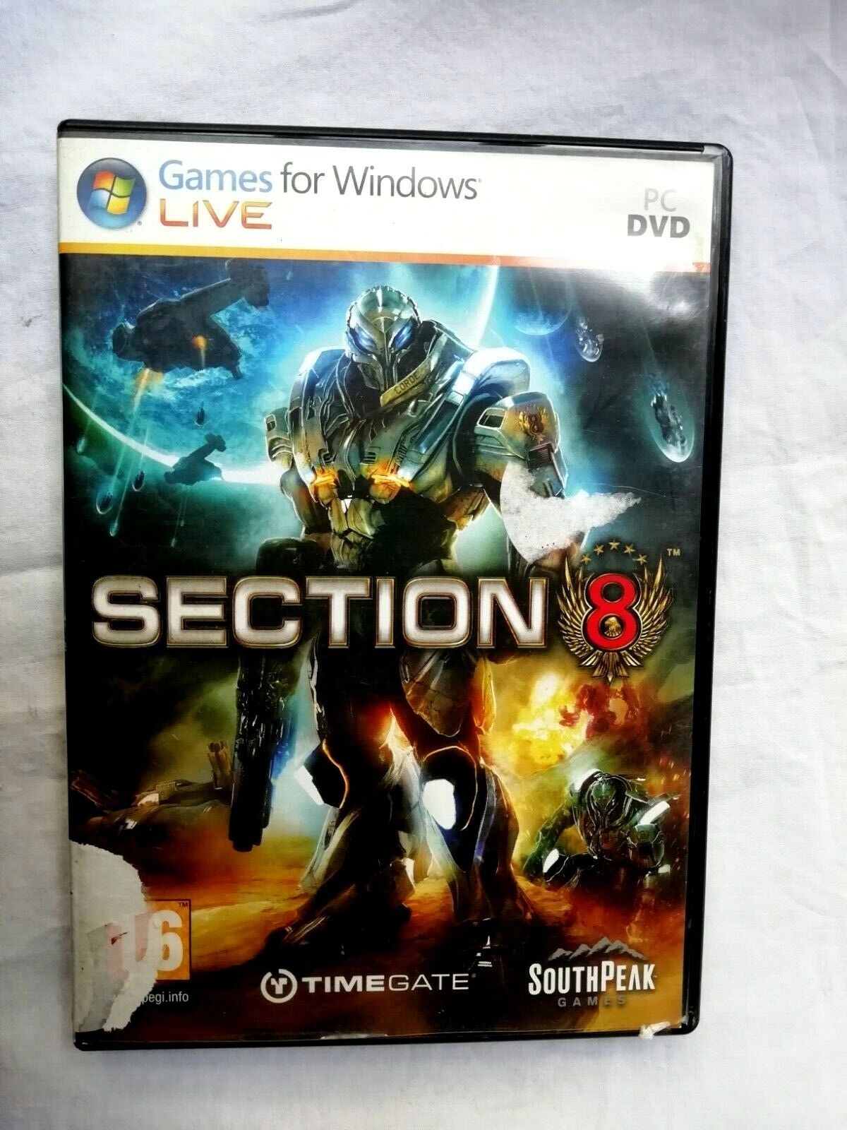 Section 8 Games For Windows Live PC DVD Time Game