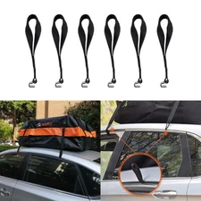 Rooftop Cargo Carrier Bag Bat Tie Down Flat Hook Straps Strapping Down Luggage
