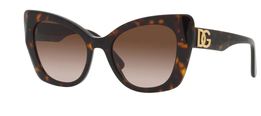 Dolce & Gabbana DG4405 502/13 Havana/Brown Gradient Cat Eye  display picture 2