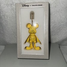DISNEY X BAUBLEBAR Mickey Mouse Disney Bag Charm Keychain Yellow