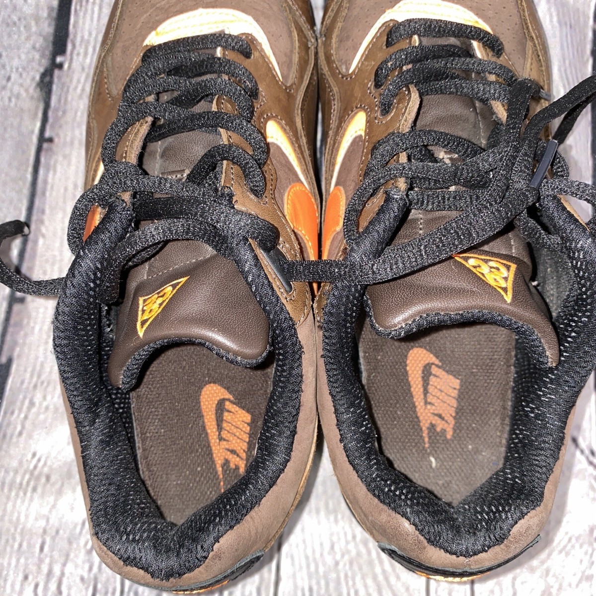 Nike Air ACG Wildwood Brown Orange 8 Utility Outdoor Hiking  display picture 1