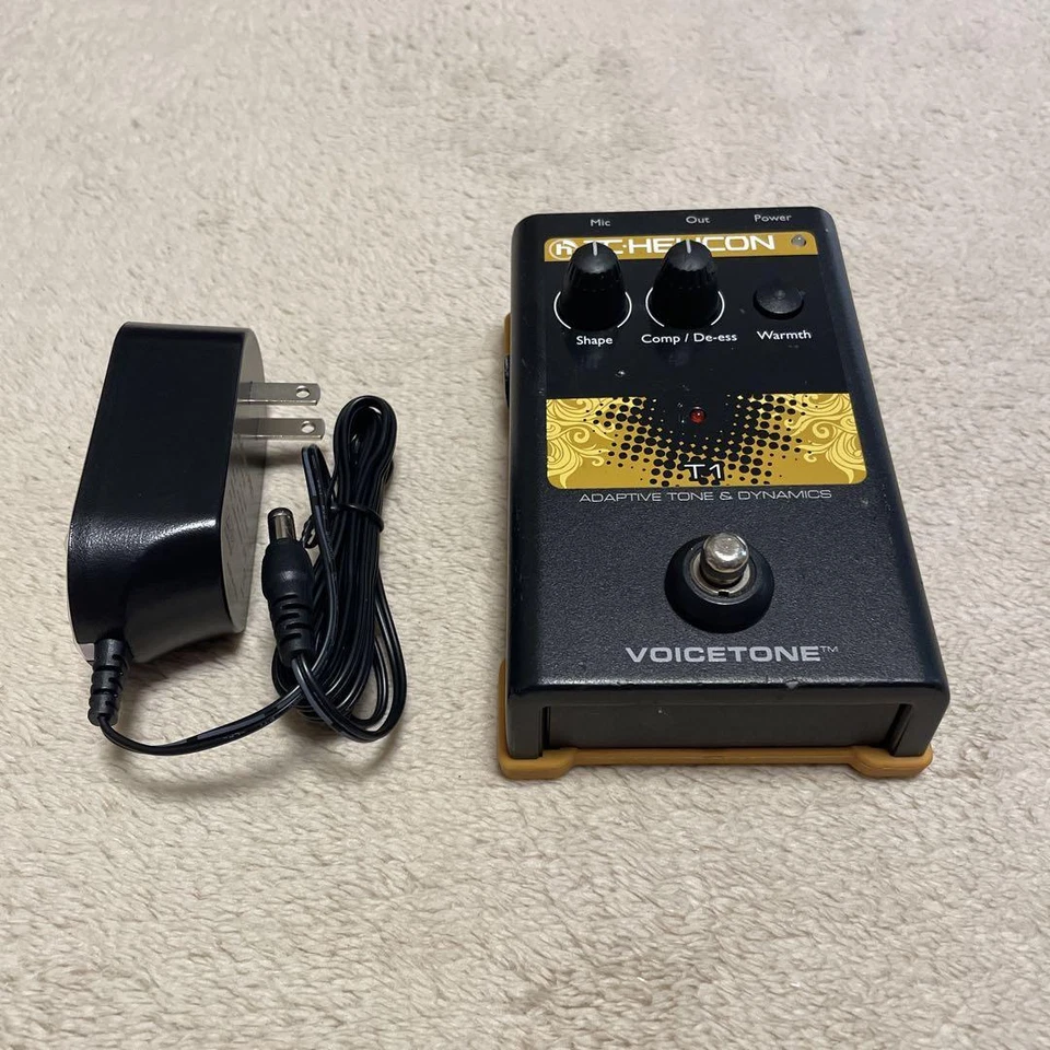 VOICE TONE TC-Helicon VoiceTone E1 echo tap delay pedal Effects Processor F/S JP - Image 2 of 4