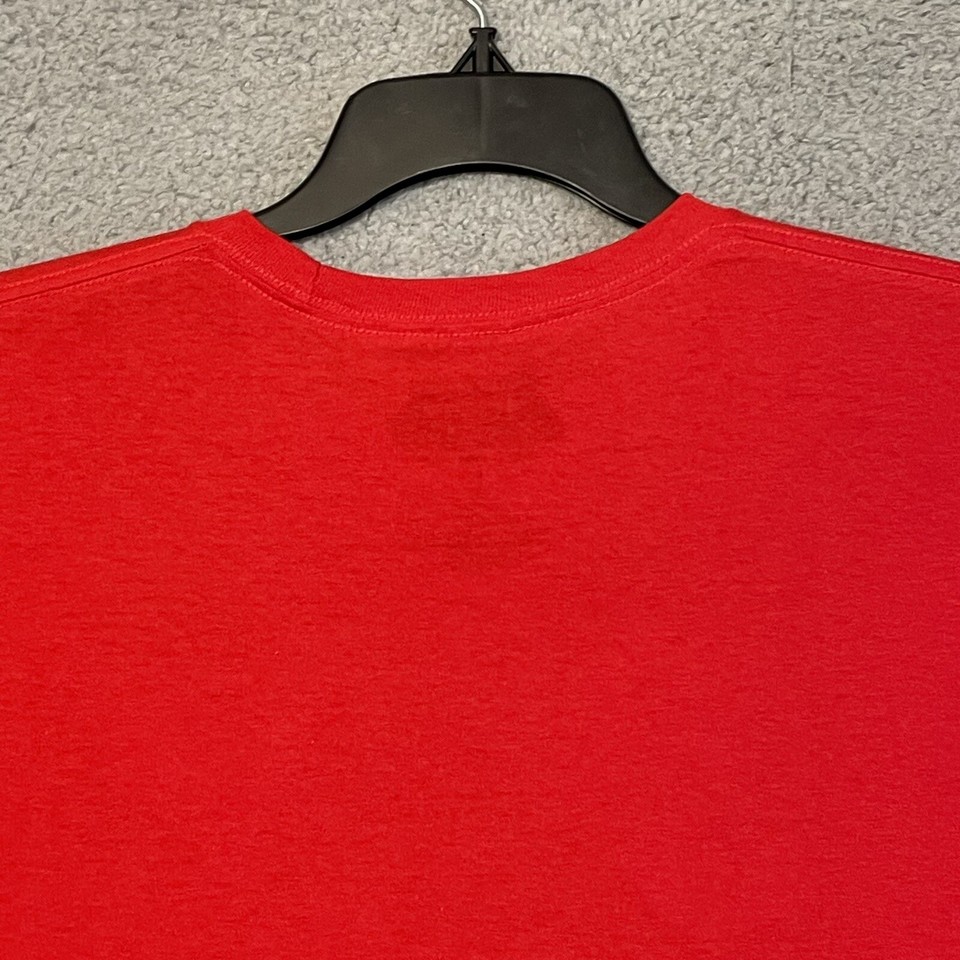 Men’s Large Super Mario Red Tshirt L Video Games Nintendo Fun Nerd