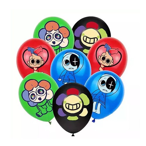 30Pc Dandy's World Theme Backdrop Birthday Party Decoration Balloon Supplies Set - Picture 6 of 6
