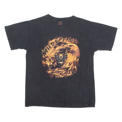 SCORPION Wild And Free Herren T-Shirt Schwarz Rundhals M