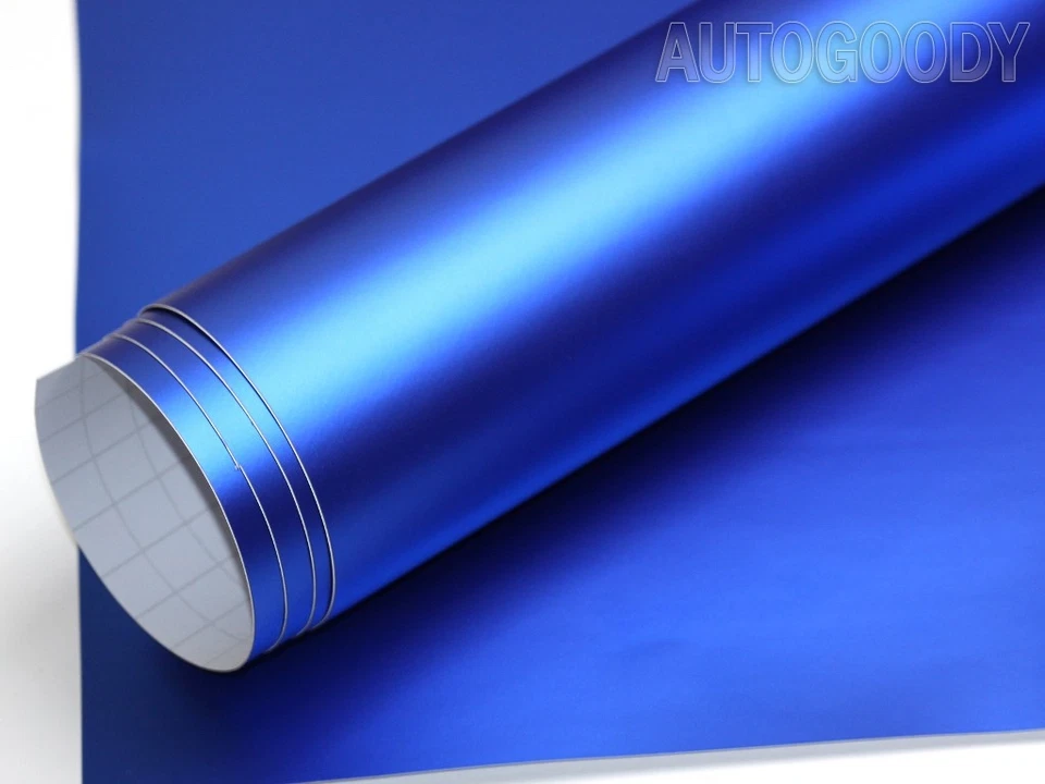 Premium Satin Matte Chrome Metallic Vinyl Film Wrap Sticker Air Bubble Free - Image 4 of 4