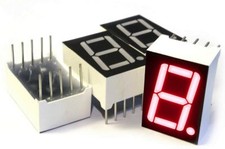 7 Segment LED Display 4pcs Common Anode Digital Display 0.5 in x 0.75 in 10 pin
