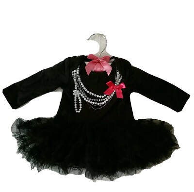 newborn little black dress Amazon.com: TENTIDE Baby Girl Black Dress Wedding Sleeveless V Neck A-line Bridesmaid Party Dresses Princess Tulle Ball Gown (Black,0-3 Month): Clothing, Shoes & Jewelry
