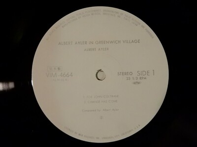 Albert Ayler In Greenwich Village MCA Records VIM-4664 OBI JAPAN