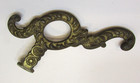 Old 1870's Ornate Cast Iron 4x5 Coat Hook part from Hall Tree Possibly — photo 2
