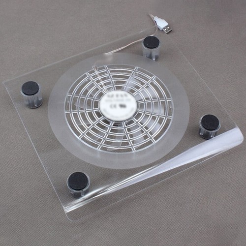 10"-15" Laptop Cooler Cooling Pad Stand Tray with 1 Big USB Powered-Fan UK - Picture 9 of 9
