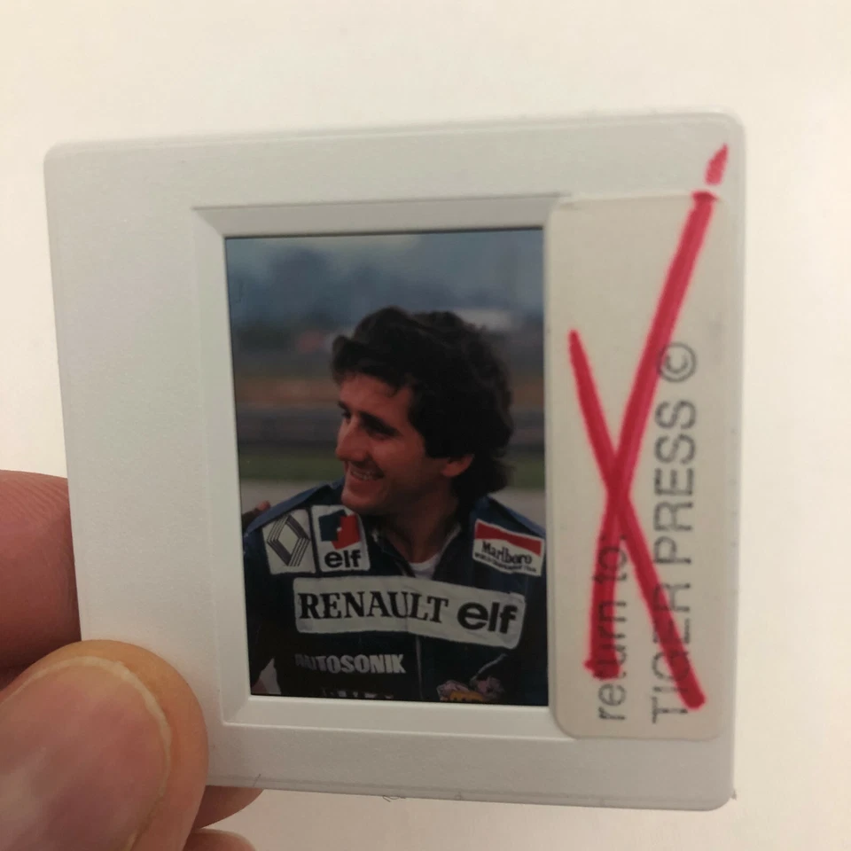复古一级方程式 F1 赛车 35 毫米幻灯片照片发球杆 Alain Prost — 第 2/3 张图片