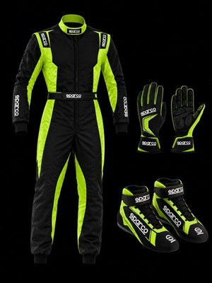 Go Kart Racing Suit, Boots, Gloves set CIK/FIA Level 2 Approved.