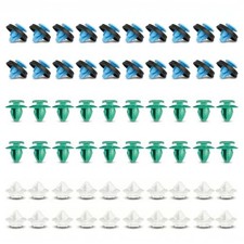 60PCS Nylon Wheel Arch Retaining Clips, Fender Flare Door Moulding Fasteners