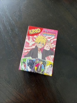 Mcdonalds CANADA EXCLUSIVE Naruto Boruto Anime Uno Cards Happy Meal Toy