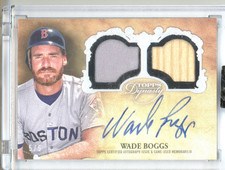 2021 Topps Dynasty Auto Dual Relic /5 Wade Boggs #ADR-WB2