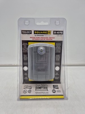 Square D PUMPTROL 20-40 PSI Water Pump Pressure Switch FSG2J20CP NEW