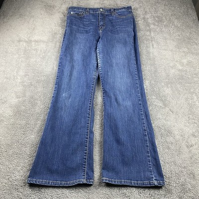 Levis 512 Perfectly Shaping Boot Cut Jeans Womens 12S Blue Medium Wash Denim