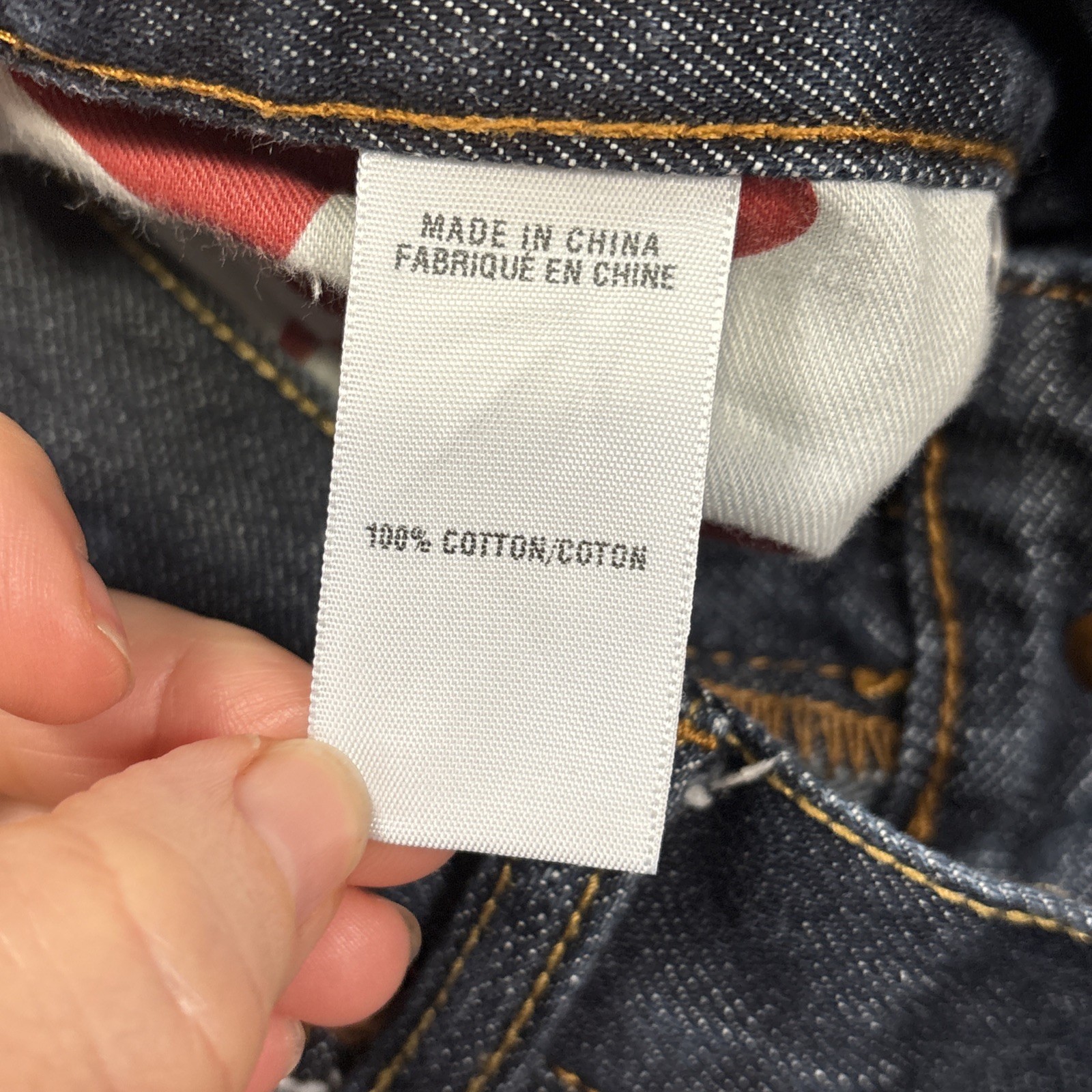 Vintage Lucky Brand Denim Jeans Men’s Size 34 100% Cotton 33x29 - View 5