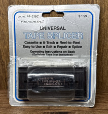 NEW Realistic Universal Tape Splicer Model 44-216C Cassettes 8-Track Edit Repair
