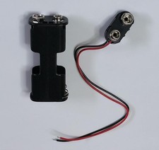 3 Pcs 4 AA Battery Holder Case 6V Two Layers Housing 9V I Type Snap Connector US