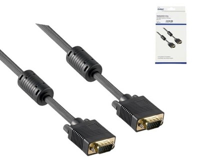 DINIC S-VGA Monitorkabel, DB15 Stecker auf Stecker, vergoldete #26647453