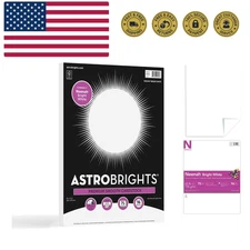 Smooth Finish Bright White Cardstock 8.5x11