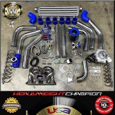 Equal Length Turbocharger 25psi For Civic Crx Ef Eg Ek D15 D16 Sohc Turbo Kit Ch