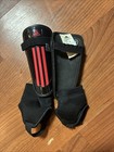 Adidas Girl's  Size 2 1/2 US Black  & Pink Soccer Cleats  w/ Pads And Backpack — photo 4