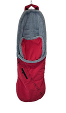 UPPAbaby CozyGanoosh Footmuff Baby Stroller Liner   Red  Gray