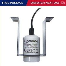 200W Ceramic Basking Light Fixture - Infrared Touch Control for Reptile Habitats