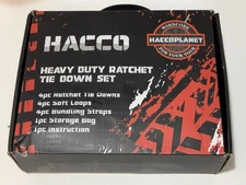 HACCO heavy duty, ratchet tie down set
