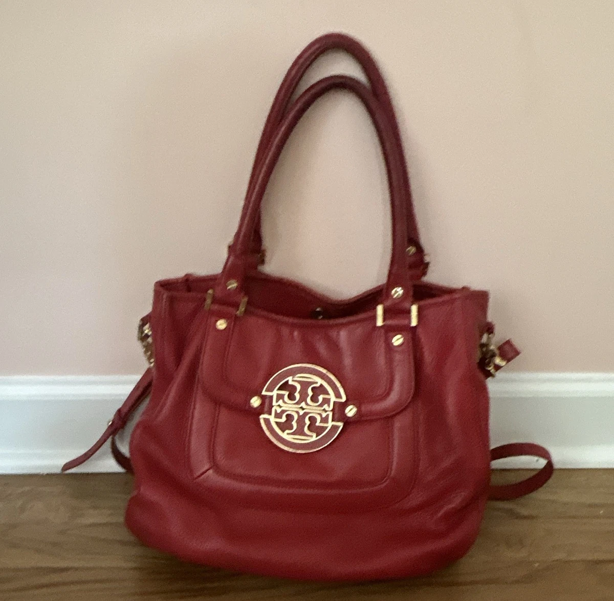 Tory Burch Satchel/Top Handle Bag Red Bags & Handbags for Women
