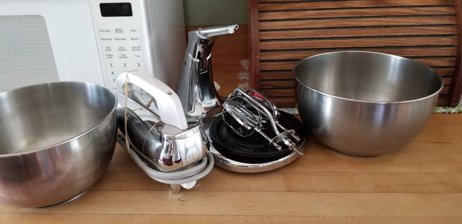 Vintage 1964 Hamilton Beach Stand Mixer Model K Clean Complete WORKS READ