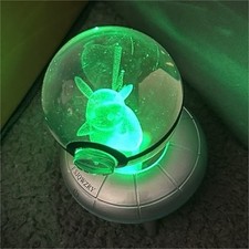 Pok mon Light-Up Eevee Multicolor Crystal Ball Collectible