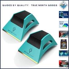 Innovative Ice Scraper with Brass Edge - Efficient Frost Removal Set of 2