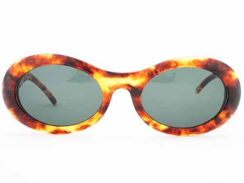 Gucci Occhiali da Sole GG 2400 N S Plastica Marrone Verde Donna Tartaruga Interlocki - Foto 2 di 10