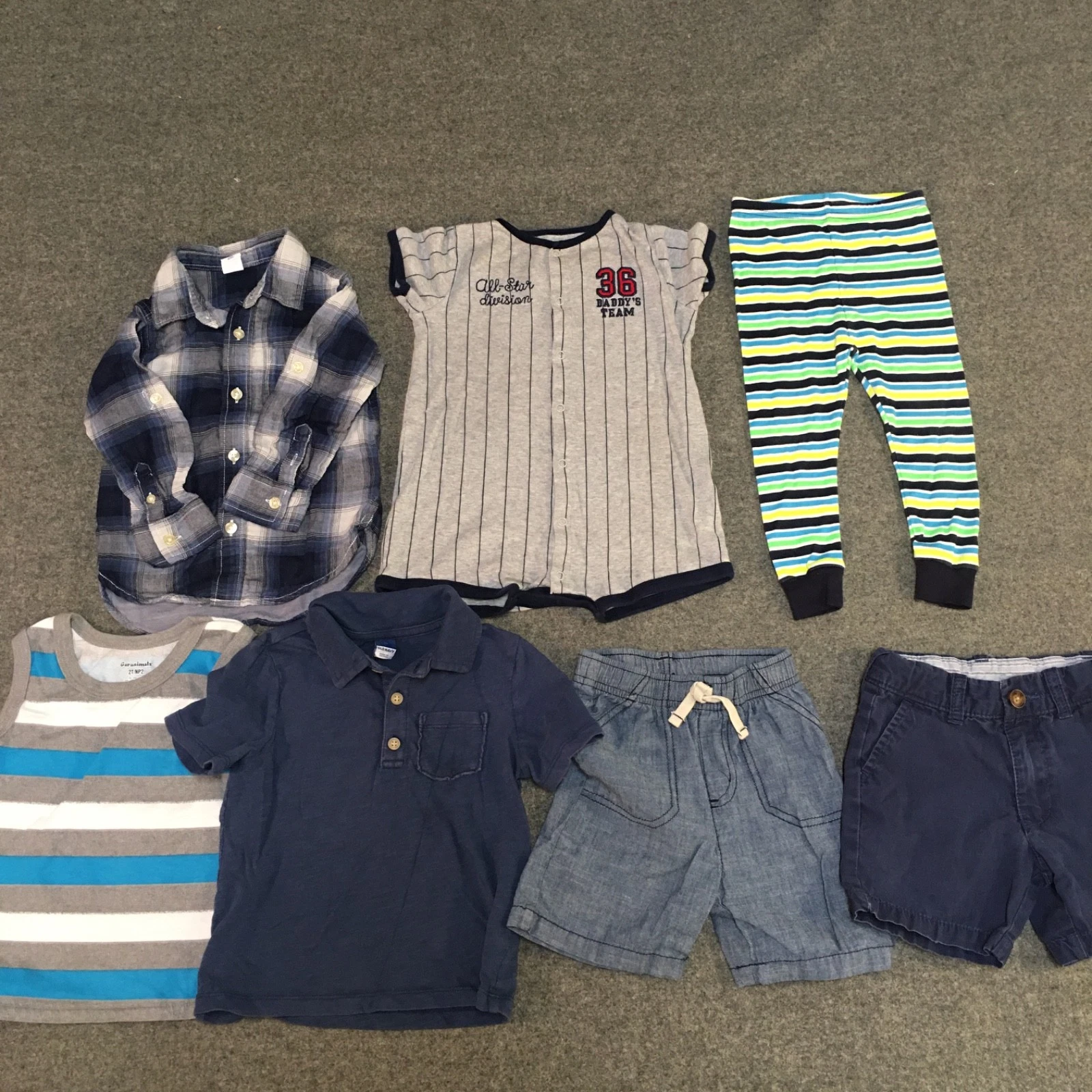 Baby Boy 2T 24 Months Clothing Lot 7x Pieces Bulk Summer Casual Preppy Striped
Opens in a new window