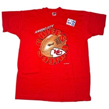 Vintage 1996 Kansas City Chiefs T-Shirt Sz XXL Logo 7 Single Stitch Made In USA