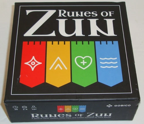 NEW OPEN BOX RUNES OF ZUN GAME GOBICO PARTY STRATEGY CARD GAME