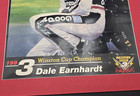 NASCAR 1993 Dale Earnhardt Sr #3 Signed Autograph Poster Has Issues, Read Descr — photo 2