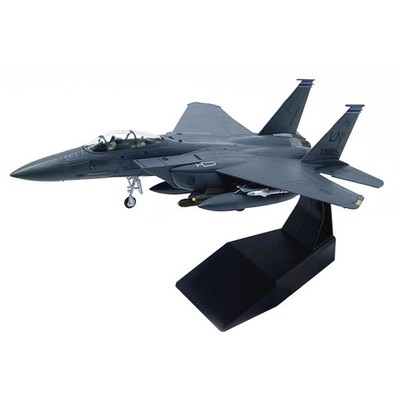 Diecast Metal Model McDonnell Douglas F-15E Strike Eagle 1/100 Scale Fighter Jet