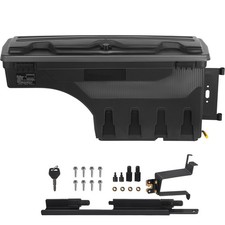 Truck Bed Storage Box Lockable Lid Waterproof Abs Wheel Well Tool Box