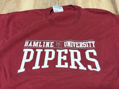 Hamline University Pipers Medium Graphic Crew Neck Short Sleeve Tee - 1D