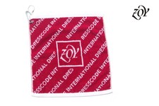 ZOY New Jacquard Towel UNISEX 071799803 0015 Red Cotton Made in Japan