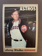 1970 Topps #32 Harry Walker Houston Astros Manager