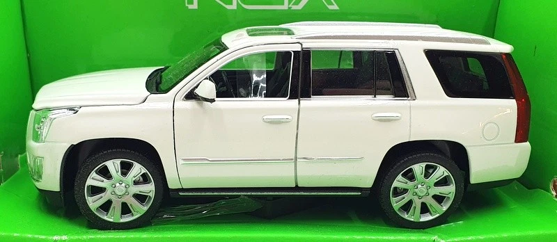 Welly NEX escala 1/24 diecast 24084W - Cadillac Escalade 2017 - blanco Foto 3 de 4